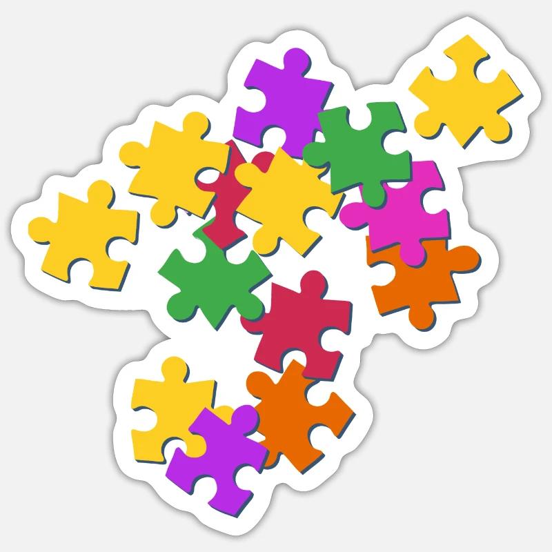 Puzzle Sticker size S (10 x 10 cm)