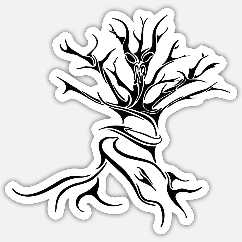 Tree Creature Sticker size S (10 x 10 cm)