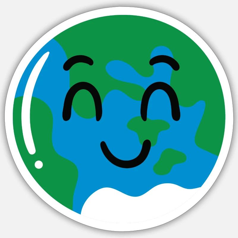 Terre Sticker taille S (10 x 10 cm)