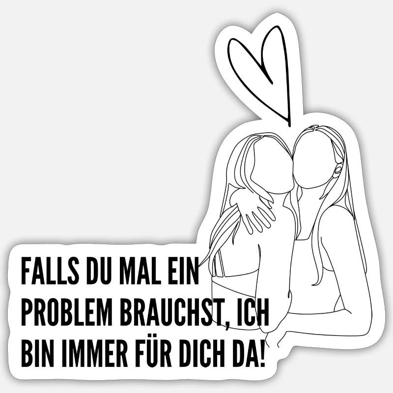 Problem? OK! Sticker Größe S (10 x 10 cm)