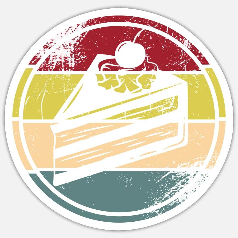 Bäcker Konditor Sticker Größe S (10 x 10 cm)