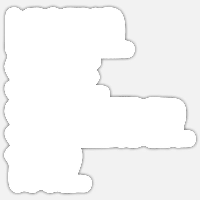 Légende depuis septembre 1982 - Sticker taille S (10 x 10 cm) - blanc mat