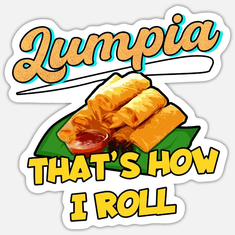 Philippines Filipino Spring Roll I Gift Sticker size S (10 x 10 cm)