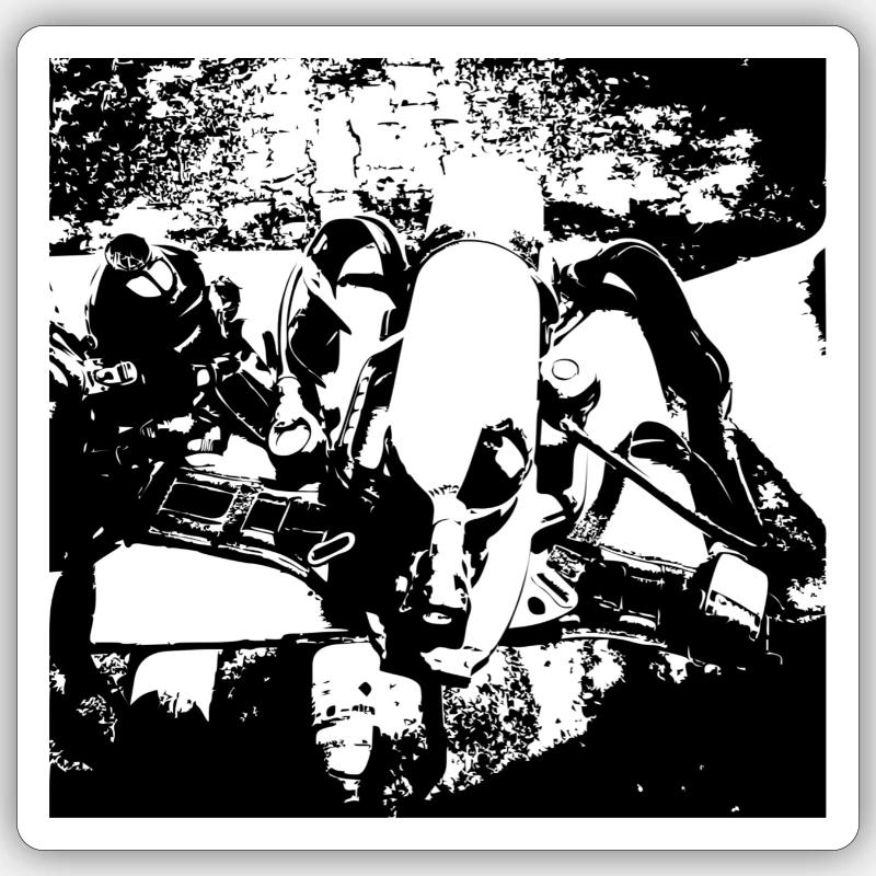 Sticker Größe S (10 x 10 cm) - 