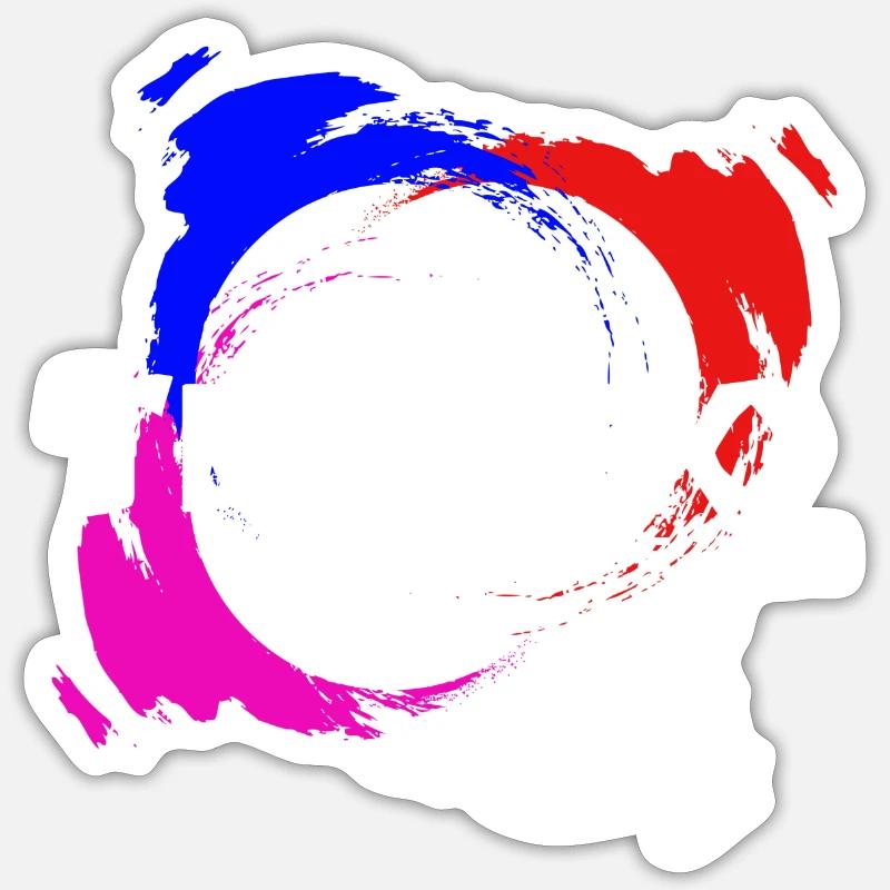 Rave On! - Sticker Größe S (10 x 10 cm) - Mattweiß