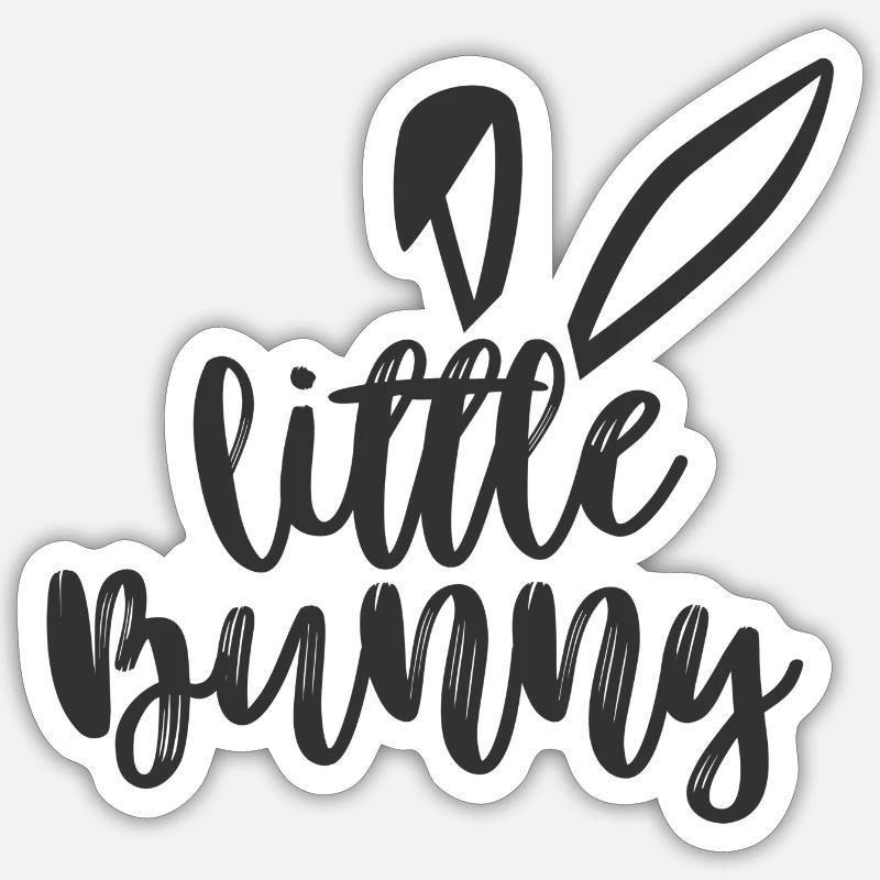 Petits Cœurs - Sticker taille S (10 x 10 cm) - blanc mat