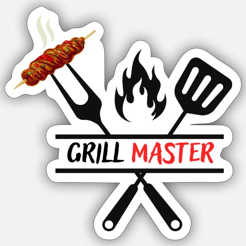 Grill Master Sticker size S (10 x 10 cm)