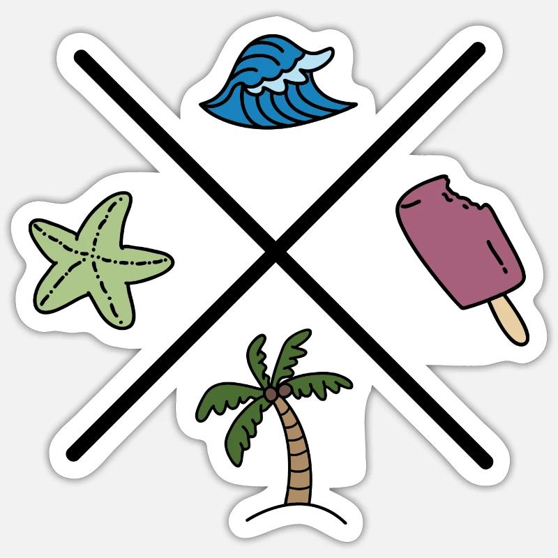 Sticker Größe S (10 x 10 cm) -