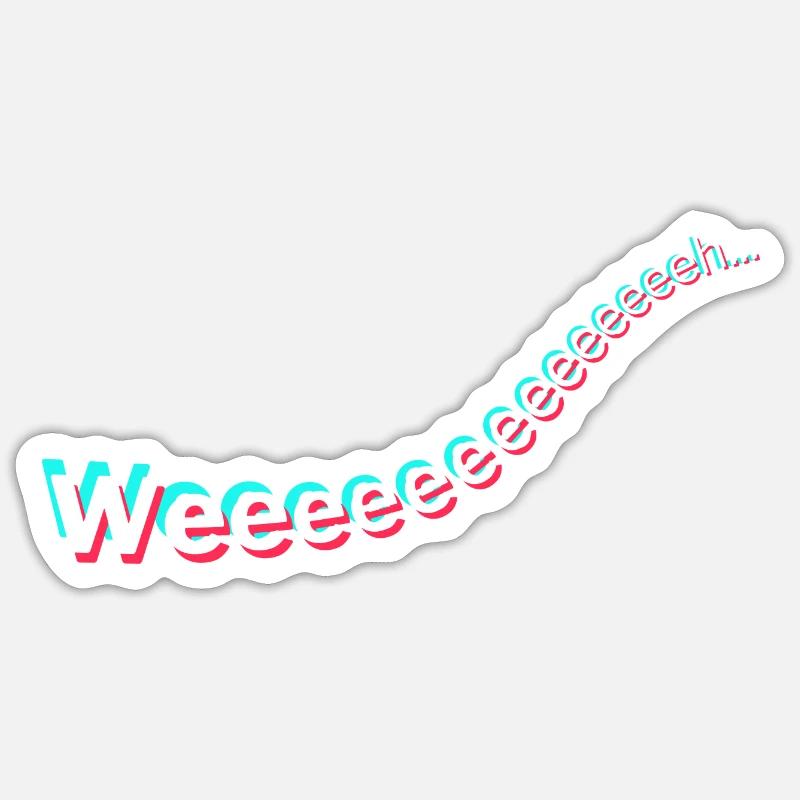 Weeeeeh! Fail Meme Print Sticker size S (10 x 10 cm)