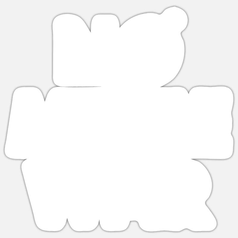 No more war - Sticker Größe S (10 x 10 cm) - Mattweiß