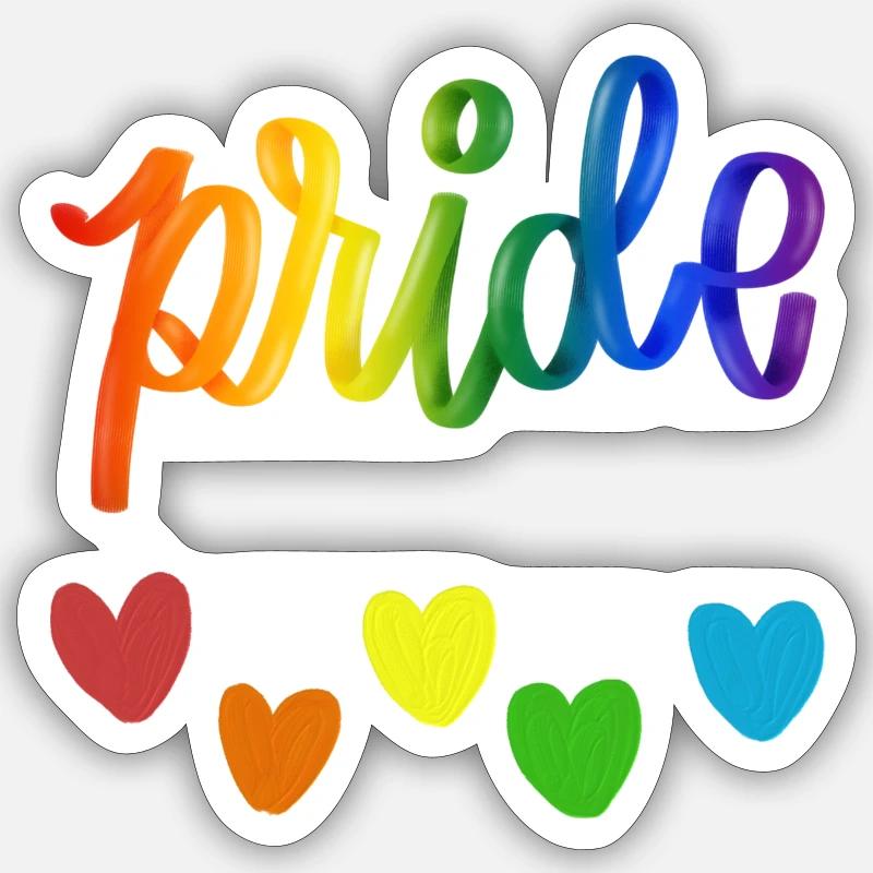Das ultimative Pride SCD Tshirt Sticker Größe S (10 x 10 cm)