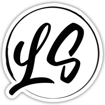 Logo - Sticker Größe S (10 x 10 cm) - Mattweiß - Vorne