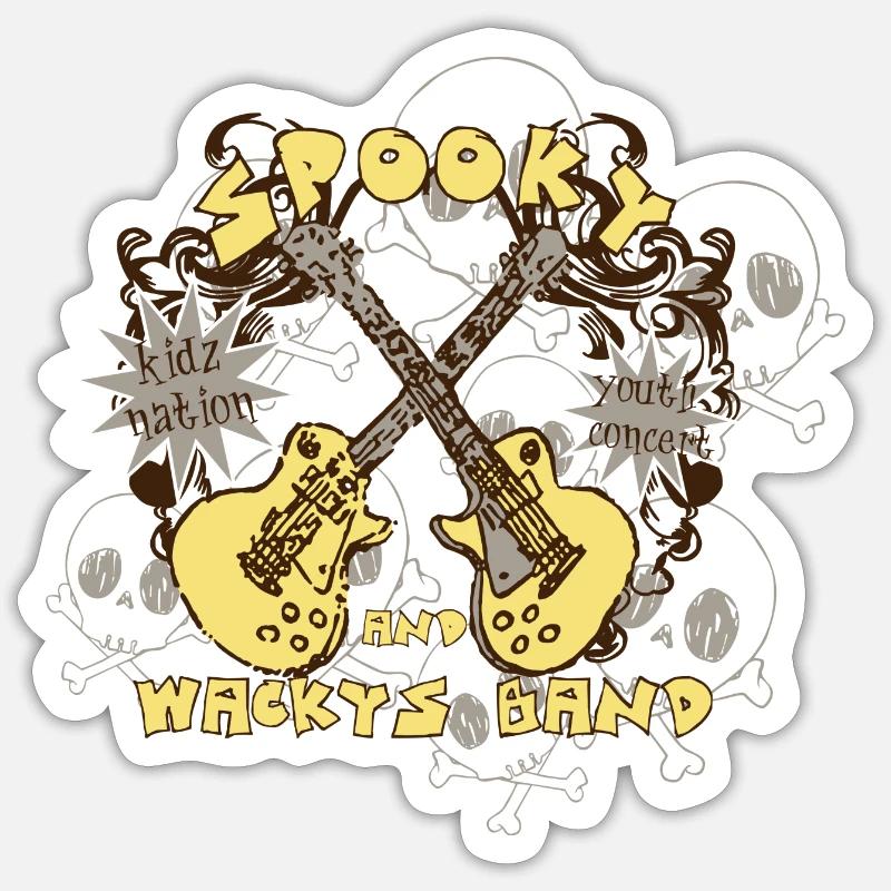 Étrange - Sticker taille S (10 x 10 cm) - blanc mat