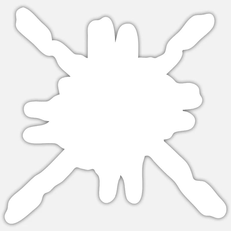 Mandala Explosion Lines Pattern Sticker size S (10 x 10 cm)