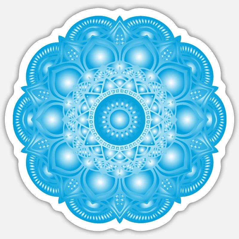 Mandala Sticker taille S (10 x 10 cm)