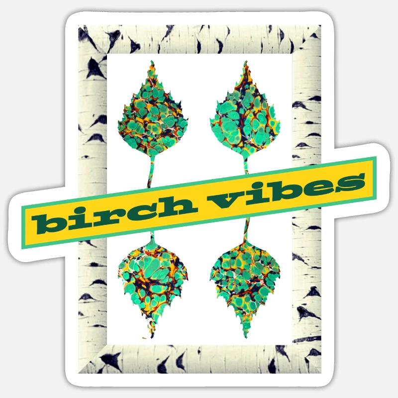 birke e 269 Sticker Größe S (10 x 10 cm)