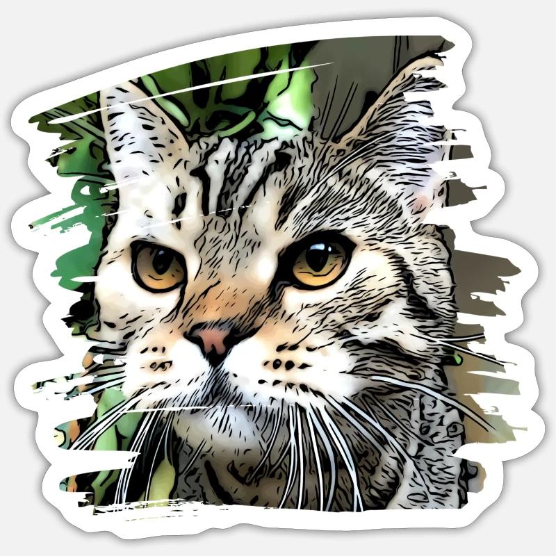 Süsse bkh - Sticker Größe S (10 x 10 cm) - Mattweiß