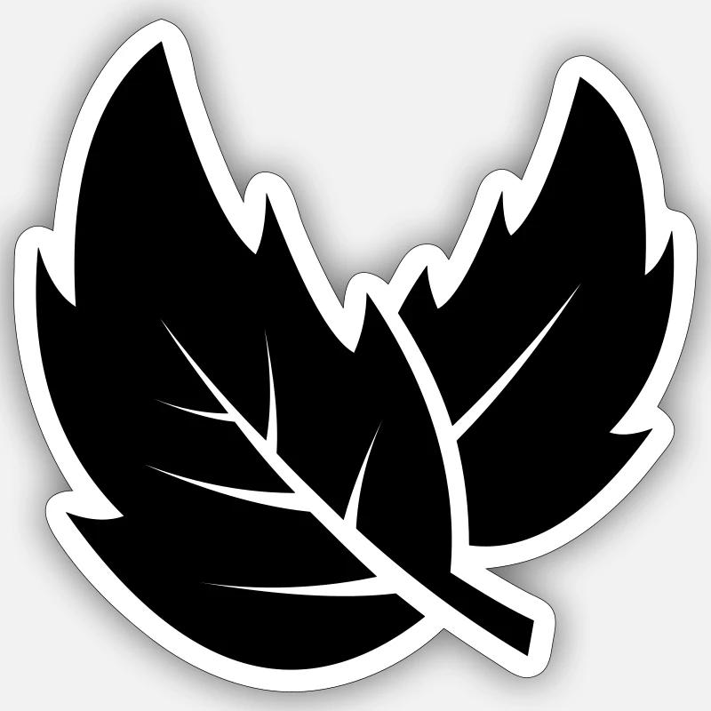Leaf 28 Sticker size S (10 x 10 cm)