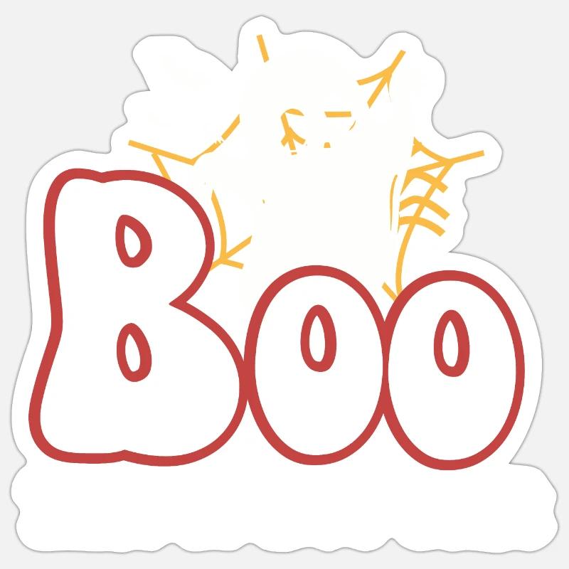 This is Boo Sheet Sticker taille S (10 x 10 cm)
