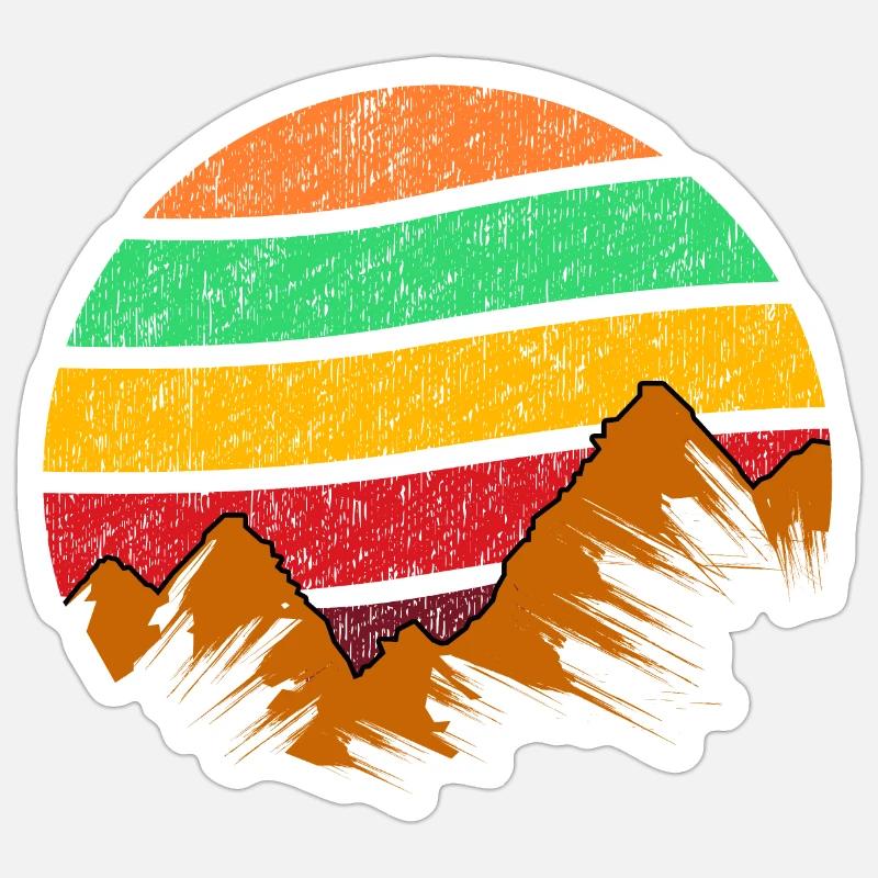 Wanderer Sticker size S (10 x 10 cm)