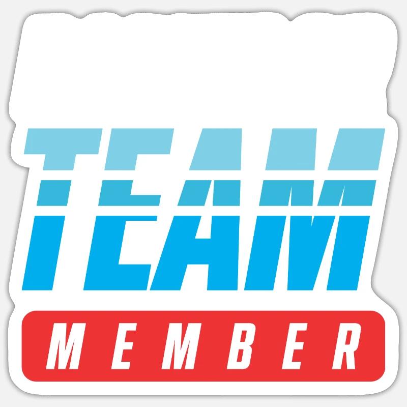 Bachelor Team - Sticker Größe S (10 x 10 cm) - Mattweiß