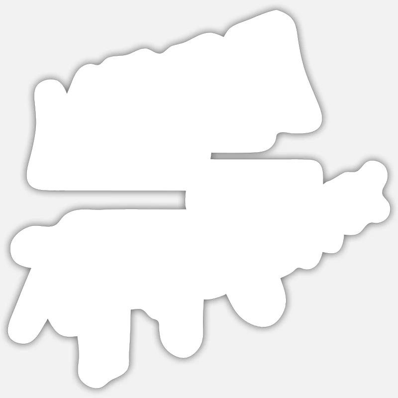 XMAS GR - Sticker taille S (10 x 10 cm) - blanc mat