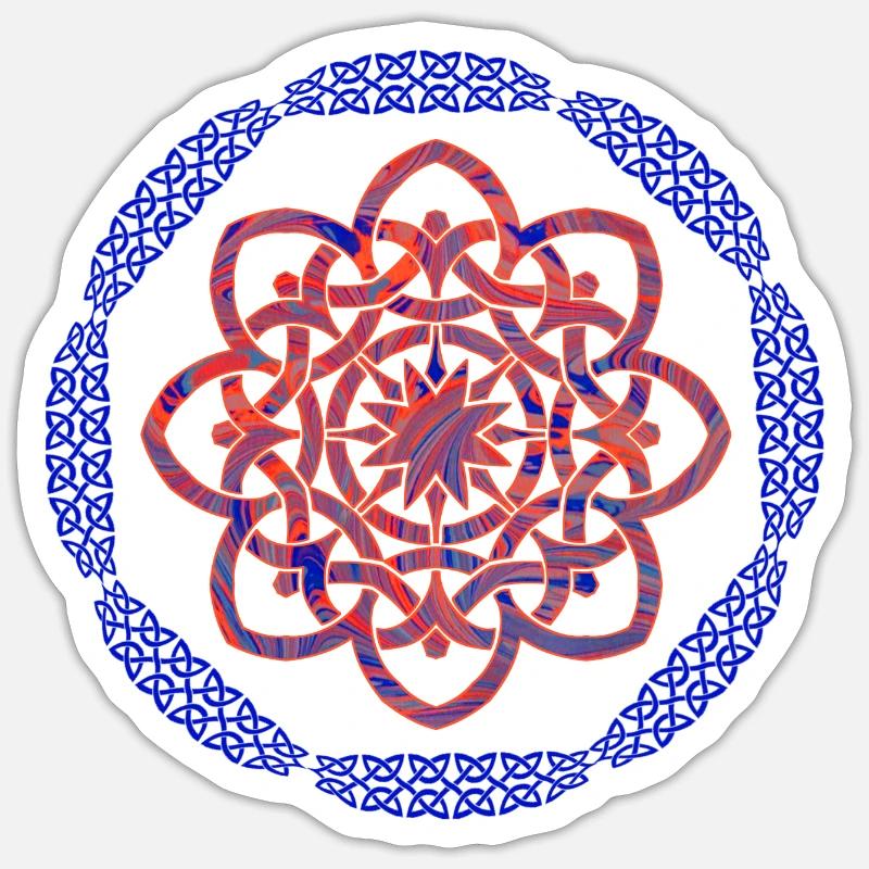 Nœud celtique 19 E 263 Sticker taille S (10 x 10 cm)