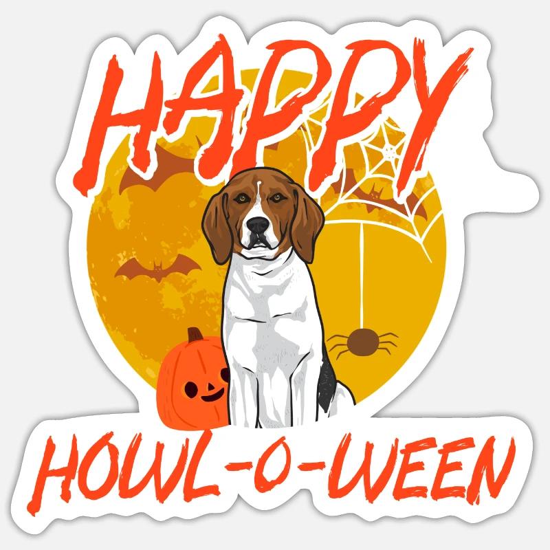 Treeing Walker Coonhound - Sticker size S (10 x 10 cm) - white matte