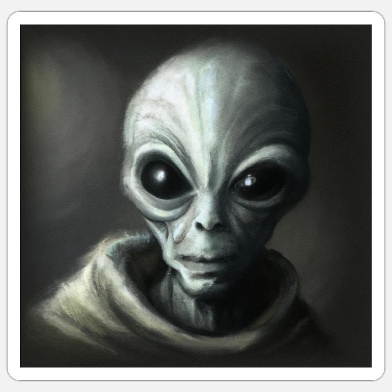 Alien Sticker size S (10 x 10 cm)