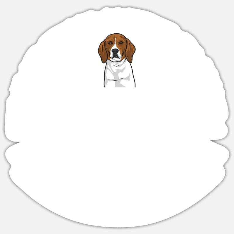 Treeing Walker Coonhound Sticker size S (10 x 10 cm)
