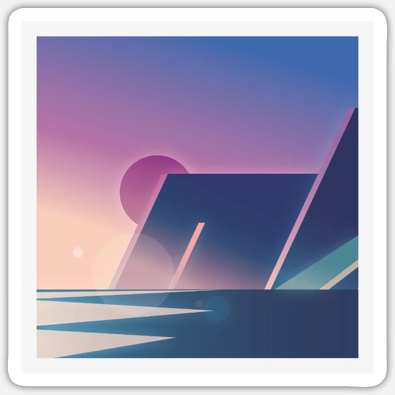Mindtrack - Sticker size S (10 x 10 cm) - white matte
