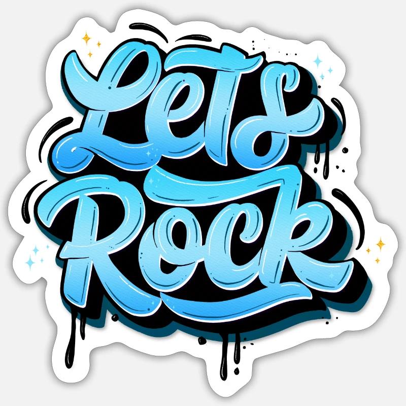 Faisons du rock Sticker taille S (10 x 10 cm)