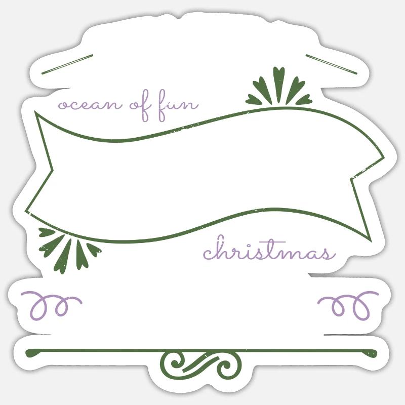 computer present idea christmas tree dino present Sticker Größe S (10 x 10 cm)