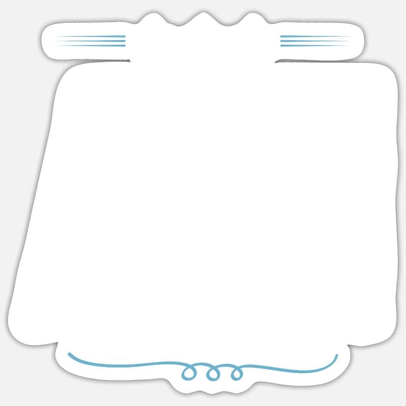 Ali - Sticker size S (10 x 10 cm) - white matte