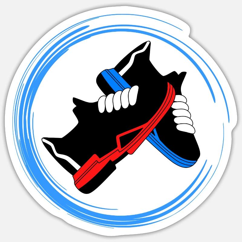 Chaussures Sticker taille S (10 x 10 cm)