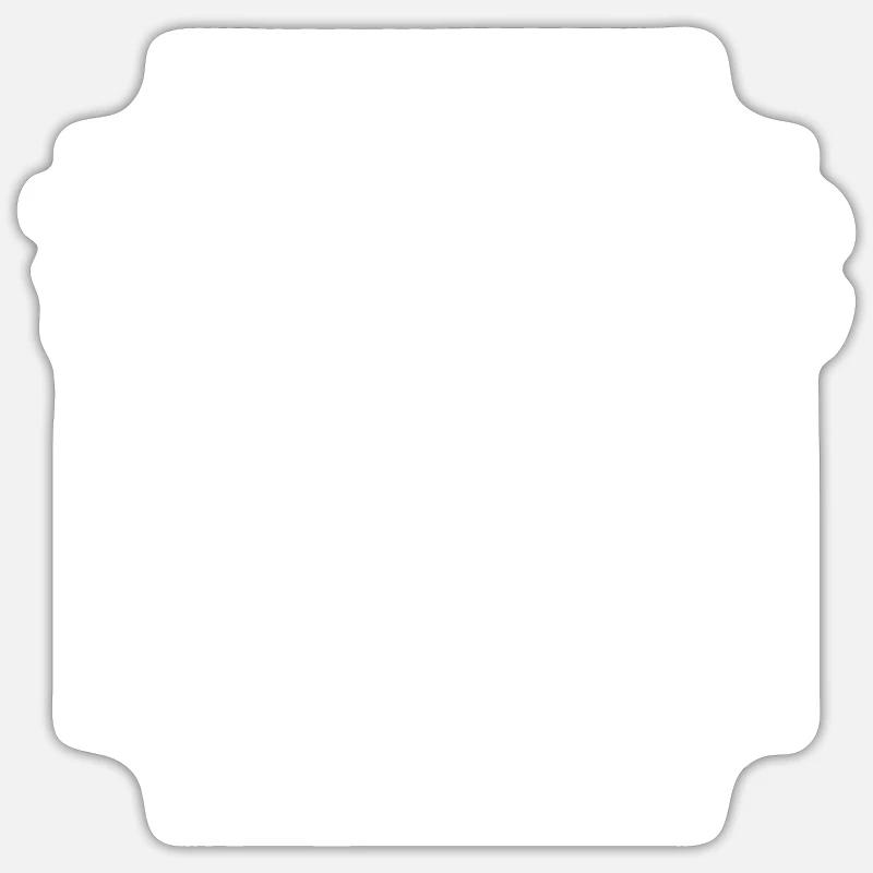 Trike - Sticker taille S (10 x 10 cm) - blanc mat