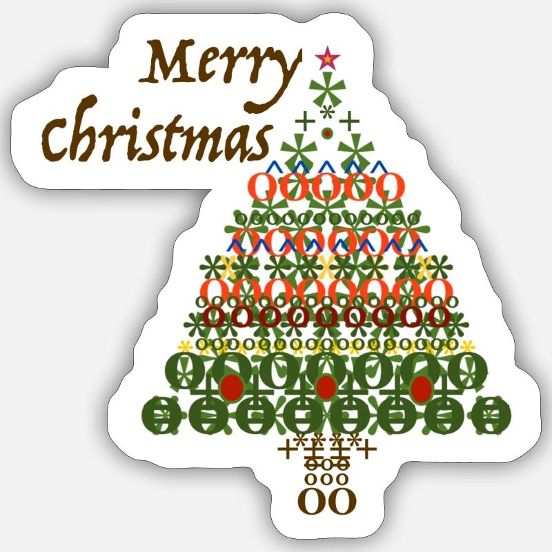 Christmas22 Collection - Sticker Größe S (10 x 10 cm) - Mattweiß