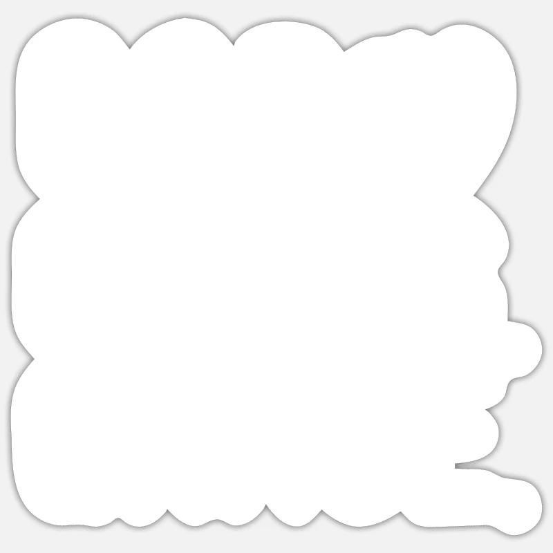Dieu Objectifs Grâce - Sticker taille S (10 x 10 cm) - blanc mat