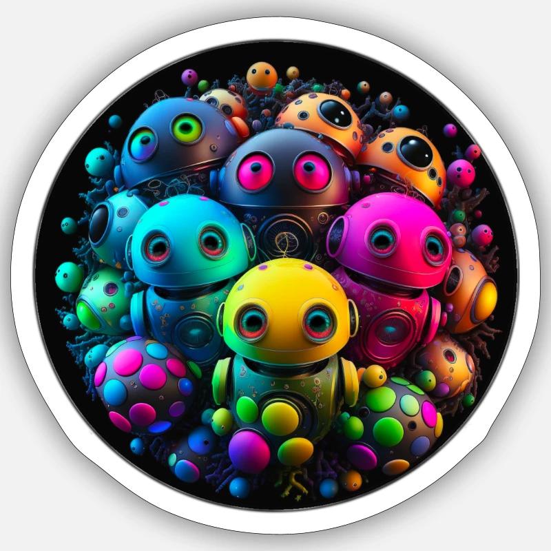 Sticker taille S (10 x 10 cm) - 