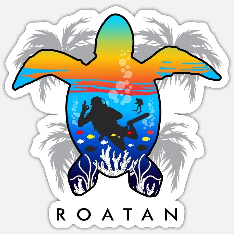 Turtle1 Sticker size S (10 x 10 cm)