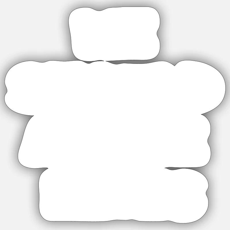 Eleven - Sticker size S (10 x 10 cm) - white matte