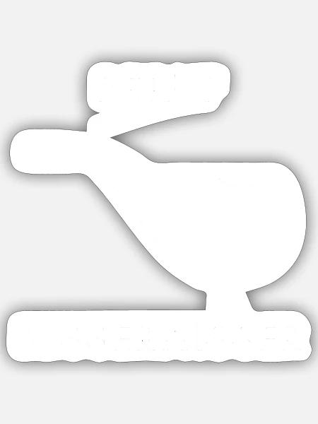 Beruf Besserwisser - Sticker Größe S (10 x 10 cm) - Mattweiß