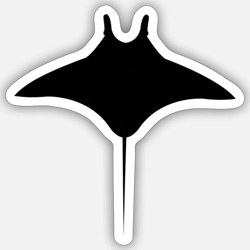 Manta A Sticker Größe S (10 x 10 cm)