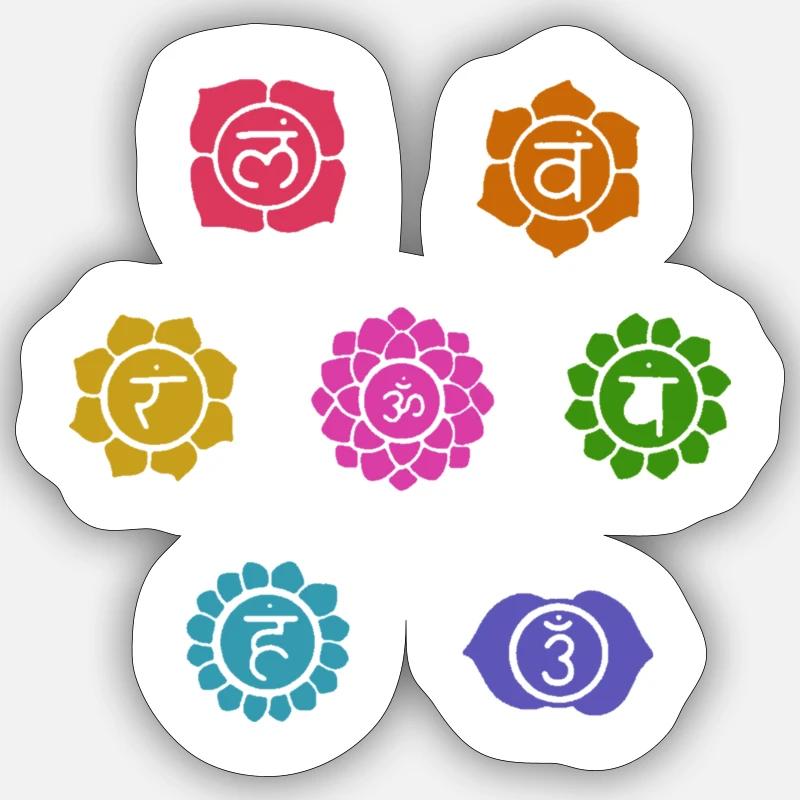 Chakras Sticker size S (10 x 10 cm)
