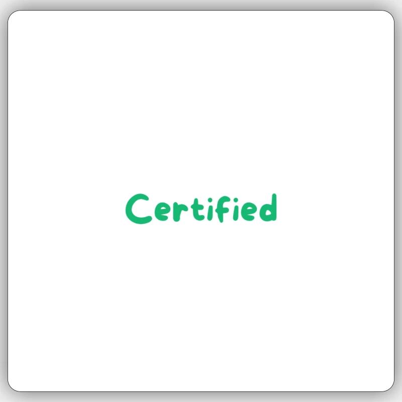 2 1 - Sticker taille S (10 x 10 cm) - blanc mat