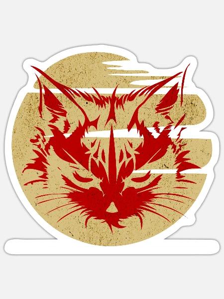  - Sticker size S (10 x 10 cm) - white matte