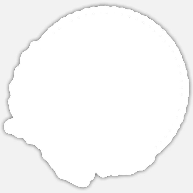 Frame - Sticker size S (10 x 10 cm) - white matte