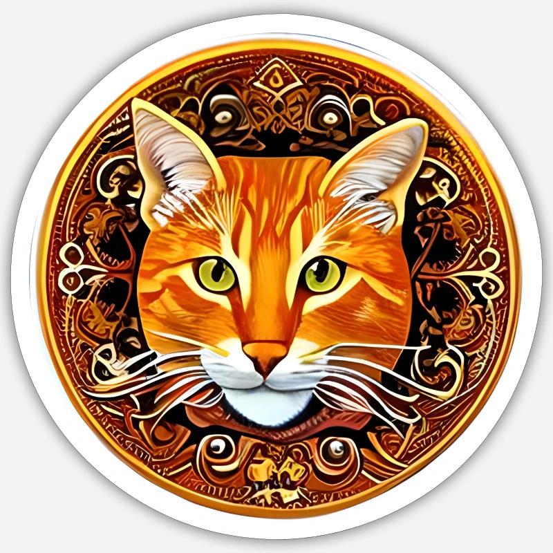 test - Sticker Größe S (10 x 10 cm) - Mattweiß