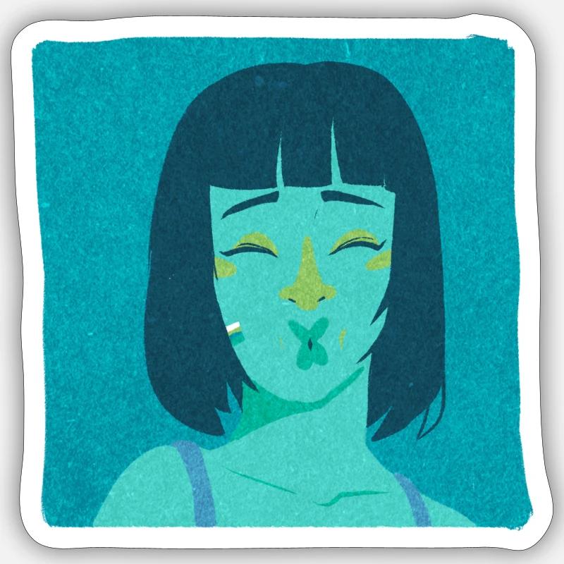 Sticker taille S (10 x 10 cm) - 