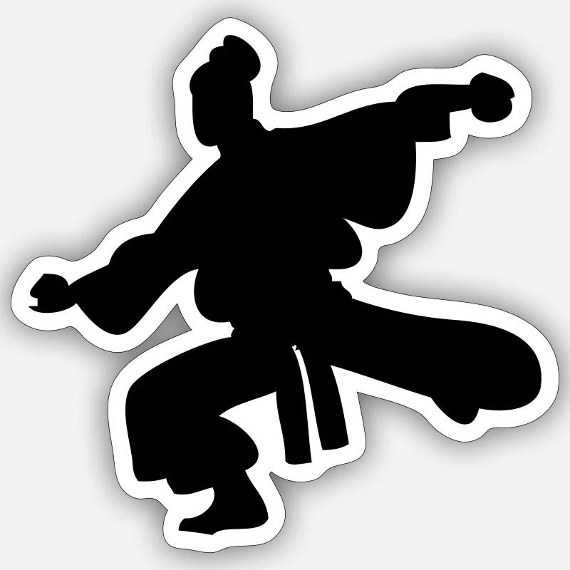 Kungfu Master Sticker size S (10 x 10 cm)